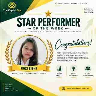 Star Performer of the Week - Rozi Bisht